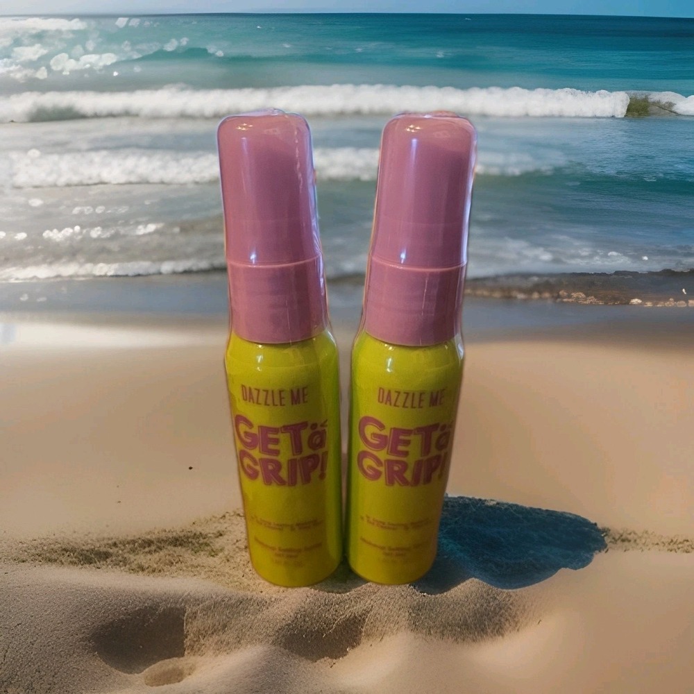 x2 Dazzle Me Get a Grip! Makeup Setting Spray 1.01 Fl Oz TRAVEL SIZE SEALED